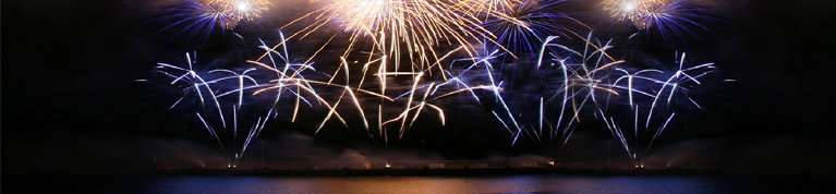 fireworks show in Madeira Island